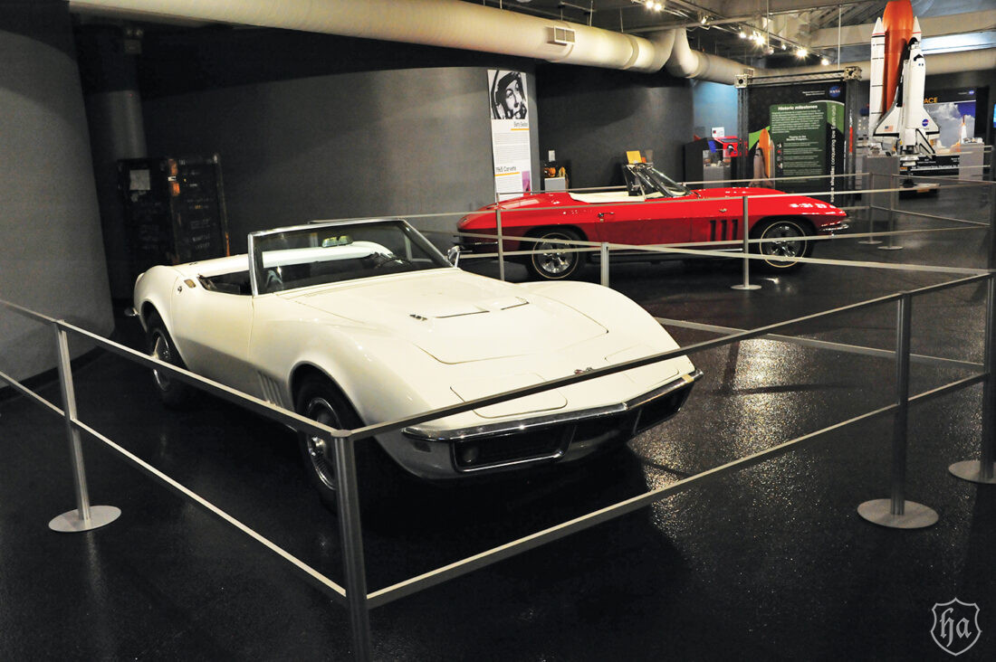 Alan-Shepard’s-white-1968-Corvette-Convertible-National-Corvette-Museum