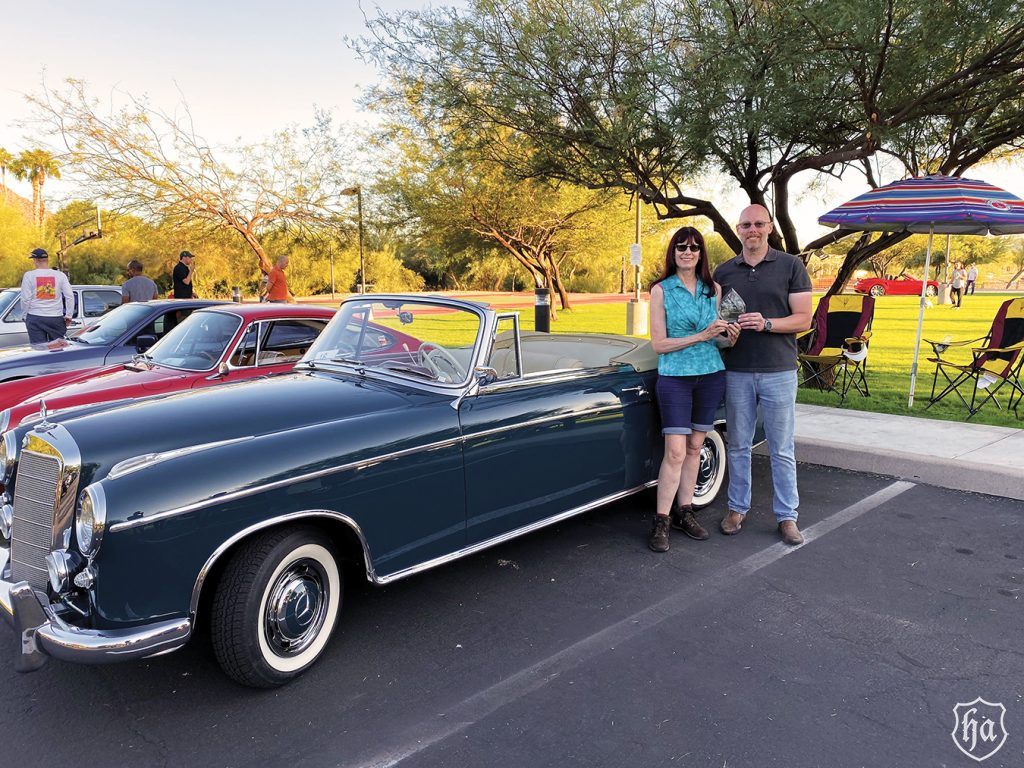 West_Kenyon_Mary_Dellai_1956_Mercedes_Benz_220S_Convertible