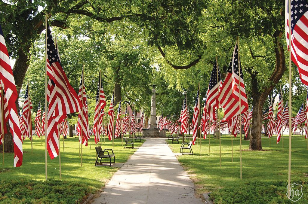Frankfort_Square_Flags_Columbus_Nebraska