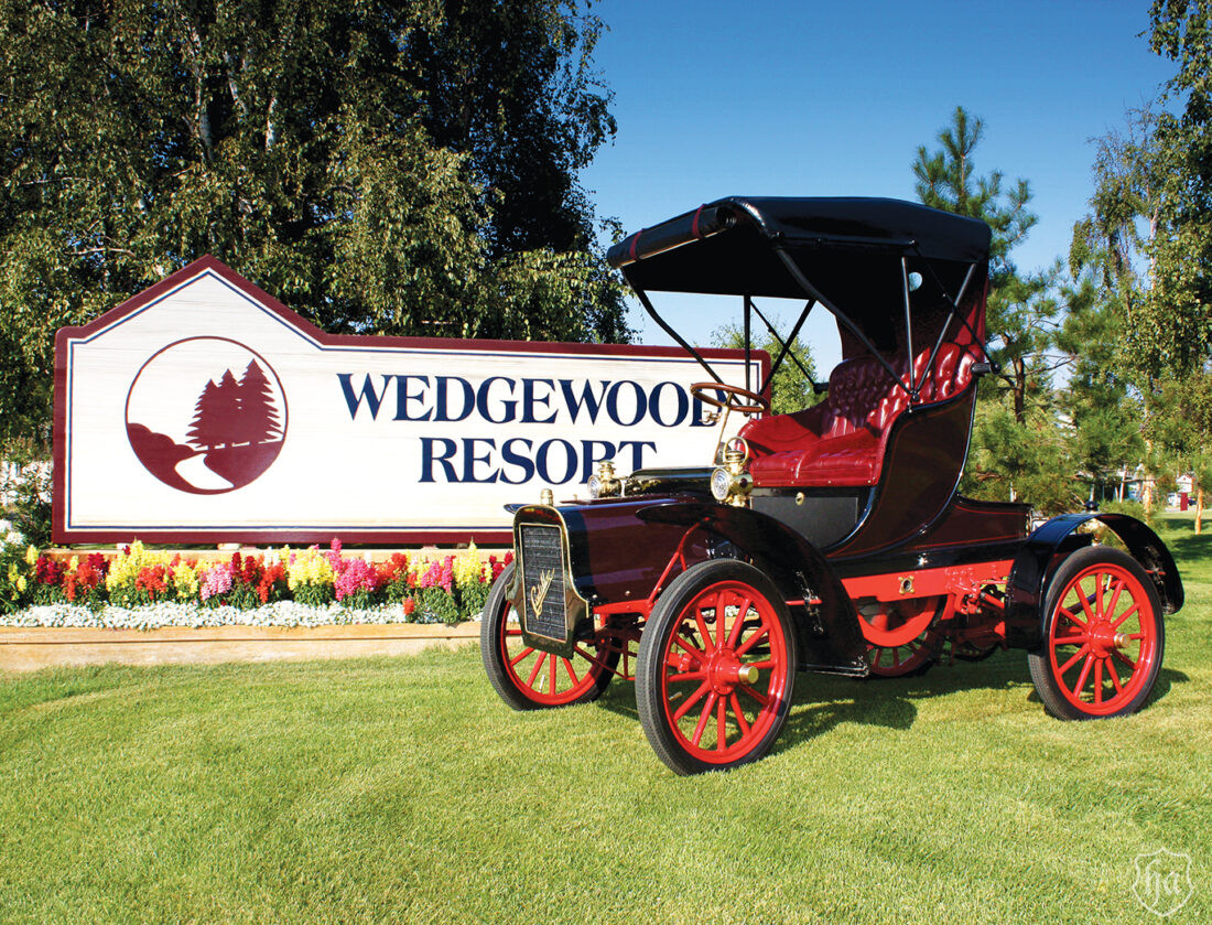 Fountainhead Auto Museum 1906-Cadillac-at-the-Wedgewood-Resort.-Photo-Fountainhead-Museum