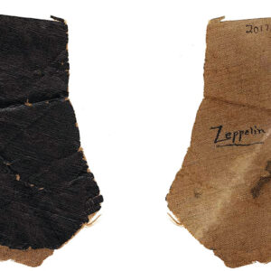 Zeppelin Fragments Zeppelin L49 Fabric Fragment | 1917 Antique Print WW1 Zeppelin L49 ...