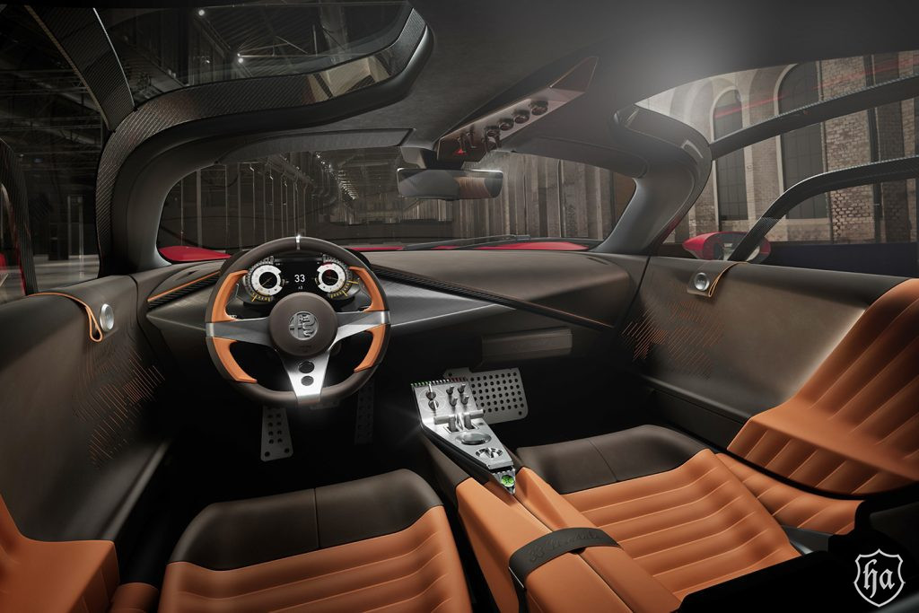 Alfa Romeo 33 Stradale interior