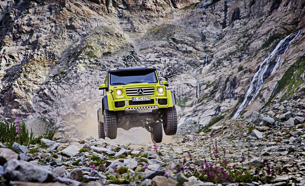 The 2017 Mercedes-Benz G550 4x4² (European model shown)