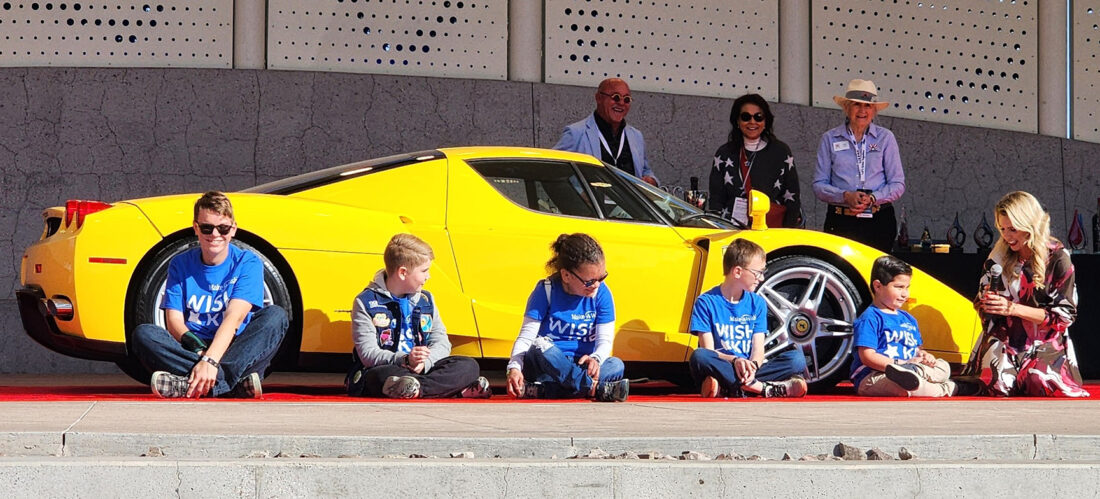 Make-A-Wish-kids-with-2003-Ferrari-Enzo