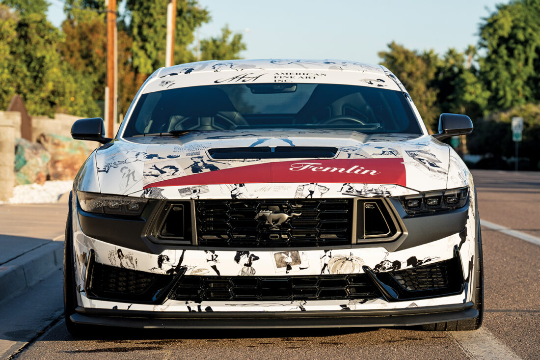 Leroy-Neiman-American-Artist-Dark-Horse-Mustang